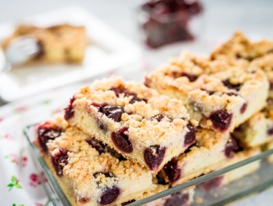 Crumb cake alle Ciliegie di Vignola