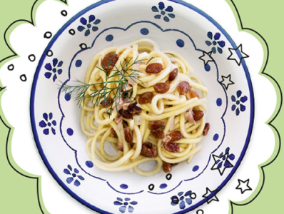 Troccoli in salsa di Acciughe e Cipolla