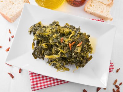 Broccoletti con Acciughe e Pangrattato