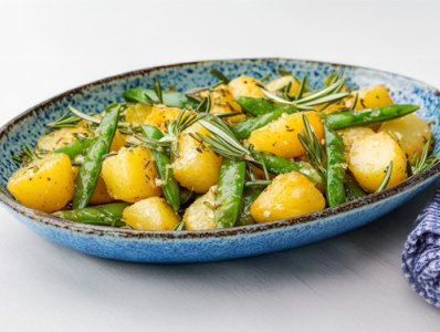 Taccole e Patate al Rosmarino