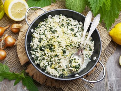 Risotto all'Ortica e Limone