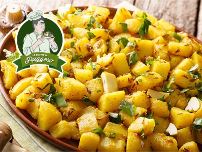 Patate gratinate con Funghi e Prezzemolo