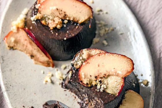 Budino di Pesche e Cioccolato