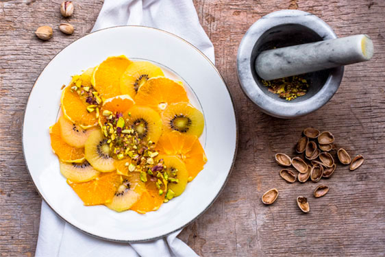 Carpaccio di Arance e Kiwi SunGold