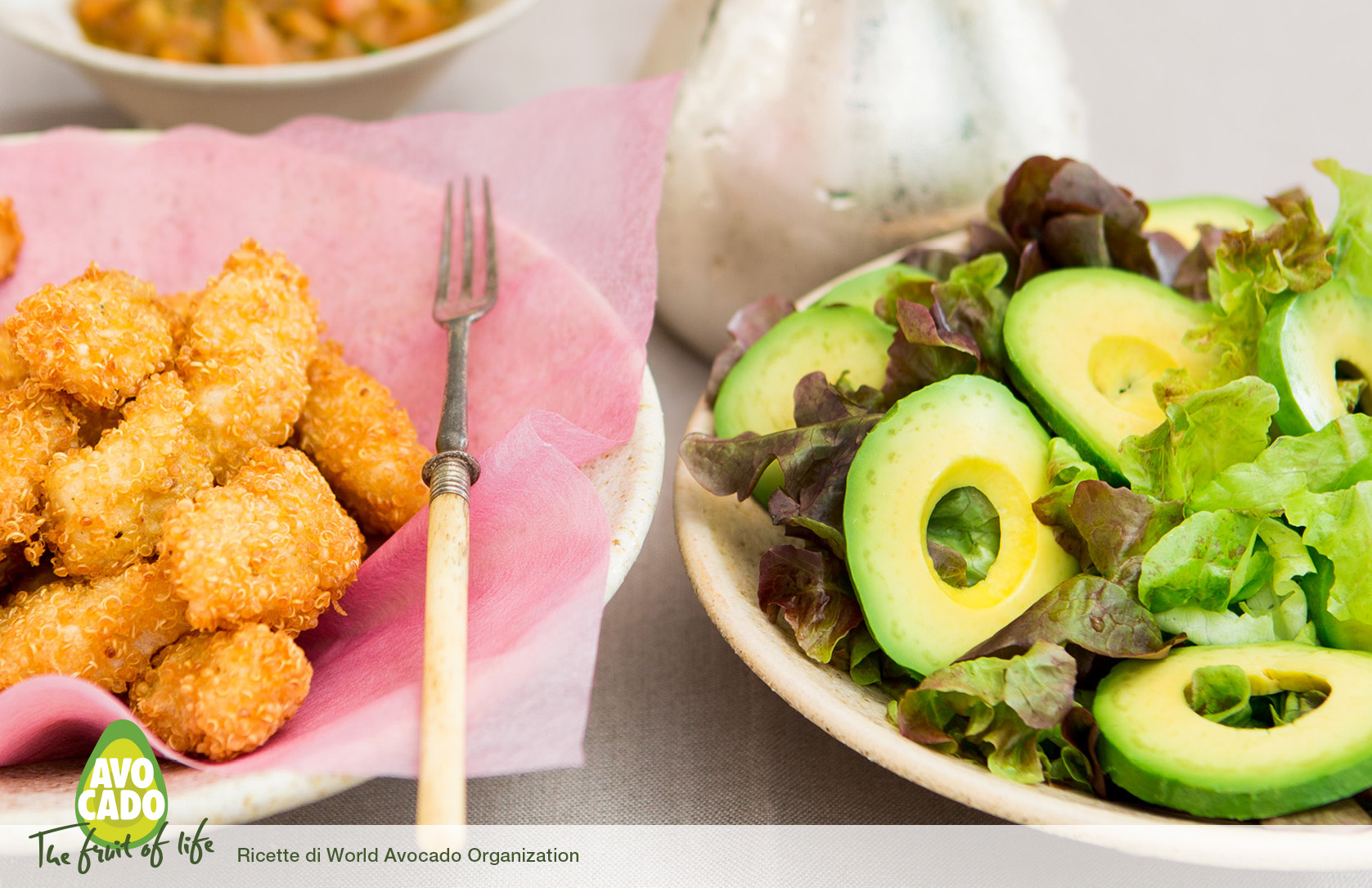 Crocchette di pesce con avocado