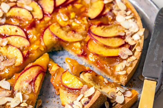 Crostata di Pesche al Vin Santo