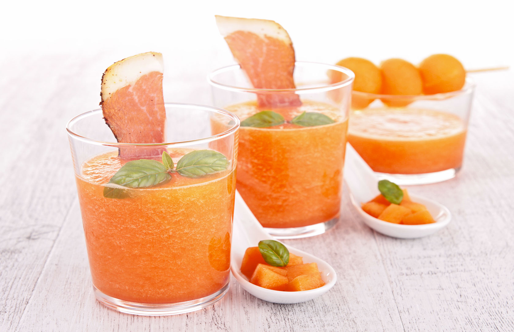 Gazpacho di Melone e prosciutto