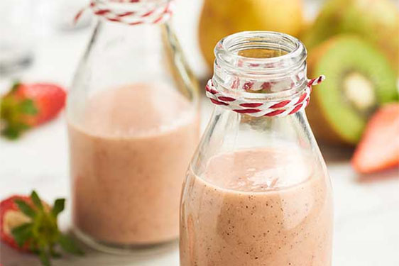 Smoothie con Kiwi Zespri, Fragole e Ananas